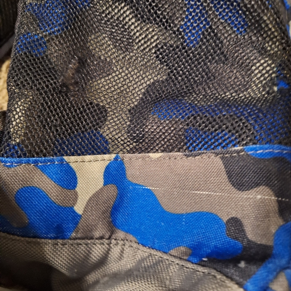 Lands End Classmate Medium Backpack & lunchbox Vibrant Sapphire Camo - Picture 13 of 15